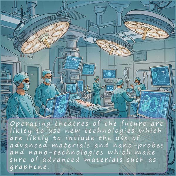 Operating theatre of the future will use technology based on advanced materials such as graphene.